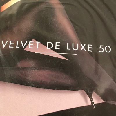 Wolford Velvet Tights Deluxe 50 Size S Black New